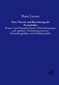 portada Neue Theorie Und Berechnung Der Kreiselrader
