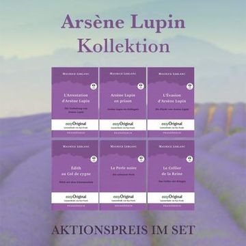portada Arsène Lupin Kollektion (Bücher + 6 Audio-Cds) - Lesemethode von Ilya Frank
