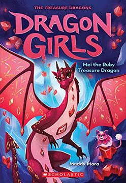 portada Mei the Ruby Treasure Dragon (Dragon Girls #4) 