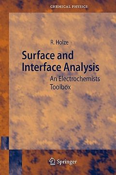portada surface and interface analysis: an electrochemists toolbox (en Inglés)