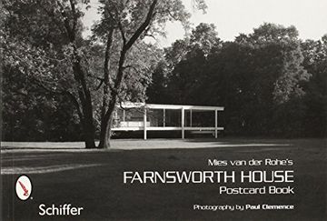 portada mies van der rohe´s farnsworth house,postcard book