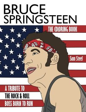 portada Bruce Springsteen: The Coloring Book: A Tribute to the Rock & Roll Boss Born to Run