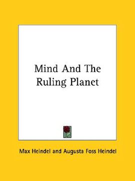 portada mind and the ruling planet (en Inglés)