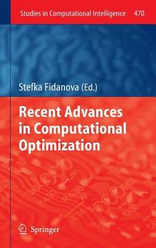 portada Recent Advances in Computational Optimization (en Inglés)