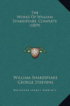 portada the works of william shakespeare, complete (1859) (en Inglés)