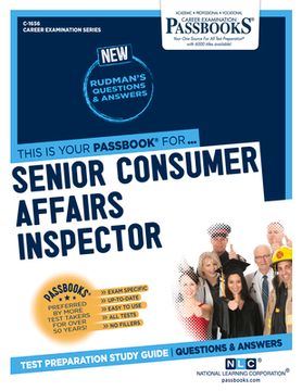 portada Senior Consumer Affairs Inspector (C-1656): Passbooks Study Guide Volume 1656