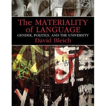portada the materiality of language: gender, politics, and the university (en Inglés)
