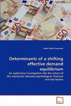 portada determinants of a shifting effective demand equilibrium (en Inglés)
