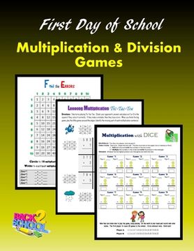 portada First Day of School: Multiplication and Division Games