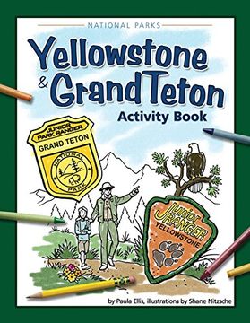 portada Yellowstone & Grand Teton Activity Book (Color and Learn) (in English)