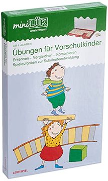 portada Minilük-Sets: Minilük-Set: Vorschulkinder: Erkennen - Vergleichen - Kombinieren: Spielaufgaben zur Schulreifeentwicklung: Erkennen - Vergleichen -K Übungen für Vorschulkinder 1 + 2 (en Alemán)