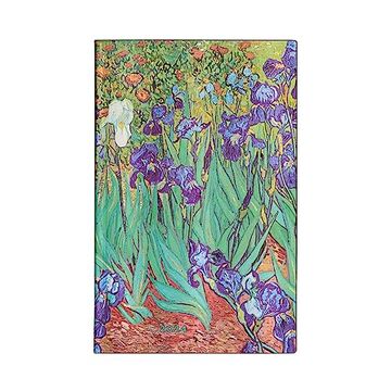 portada Paperblanks | French 2024 dp van Gogh’S Irises | 12-Month Flexi | Maxi | Horizontal 176 pg | 100 gsm (en Inglés)