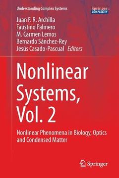 portada Nonlinear Systems, Vol. 2: Nonlinear Phenomena in Biology, Optics and Condensed Matter (in English)