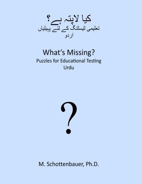 portada What's Missing? Puzzles for Educational Testing: Urdu (Urdu Edition)