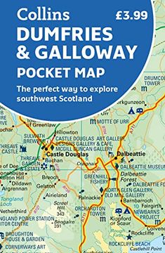 portada Dumfries & Galloway Pocket Map: The Perfect way to Explore Southwest Scotland (en Inglés)