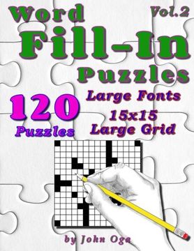 portada Word Fill-In Puzzles: Fill In Puzzle Book, 120 Puzzles: Vol. 2