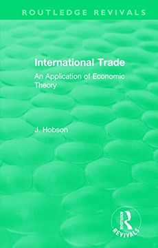 portada International Trade (Routledge Revivals): An Application of Economic Theory (en Inglés)