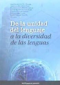 portada De la Unidad del Lenguaje a la Diversidad (+ cd) (Libros Universidad)