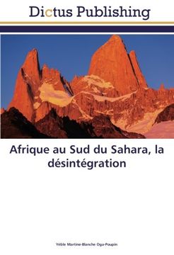 portada Afrique au Sud du Sahara, la désintégration (French Edition)