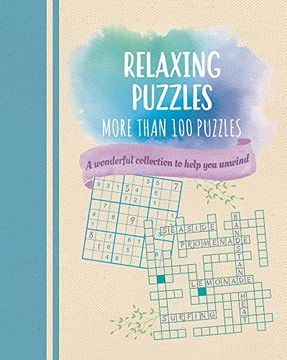 portada Relaxing Puzzles: A Wonderful Collection of More Than 100 Puzzles to Help you Unwind (Color Cloud Puzzles) 