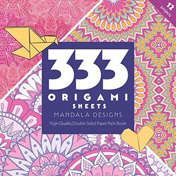 portada 333 Origami Sheets Mandala Designs: High-Quality Double-Sided Paper Pack Book 