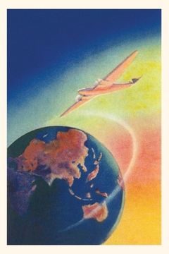portada Vintage Journal Airplane Flying over Far East (en Inglés)
