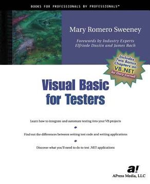 portada visual basic for testers (in English)