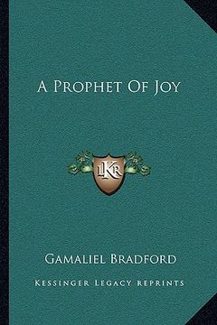 portada a prophet of joy (in English)