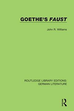 portada Goethe's Faust (Routledge Library Editions: German Literature) (en Inglés)