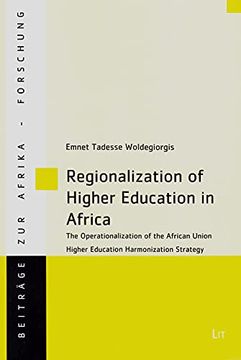 portada Regionalization of Higher Education in Africa
