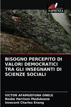 portada Bisogno Percepito Di Valori Democratici Tra Gli Insegnanti Di Scienze Sociali (en Italiano)