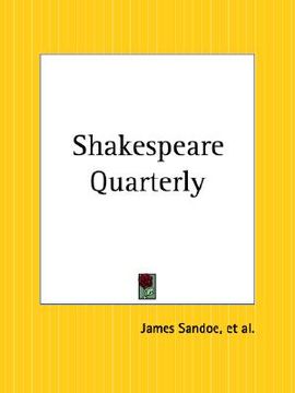 portada shakespeare quarterly (in English)