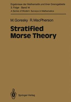 portada stratified morse theory (en Inglés)