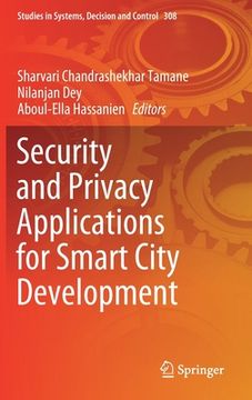 portada Security and Privacy Applications for Smart City Development (en Inglés)