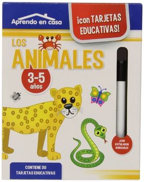 portada Aprendo en Casa con Tarjetas Educativas: Los Animales (in Spanish)