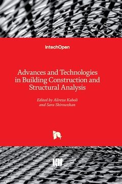 portada Advances and Technologies in Building Construction and Structural Analysis (en Inglés)