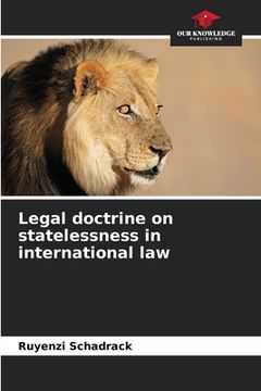 portada Legal doctrine on statelessness in international law (en Inglés)