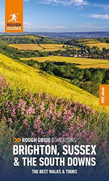 portada Rough Guide Staycations Brighton, Sussex & the South Downs (Travel Guide With Free Ebook) (Rough Guides Staycations) (en Inglés)