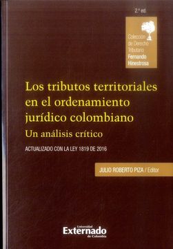 portada Tributos Territoriales (2¬ ed) en el Ordenamiento Juridico Colombiano un Analisis Critico, los