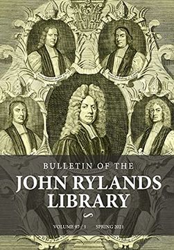 portada Bulletin of the John Rylands Library 97 (in English)