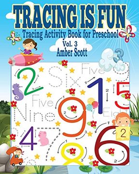 portada Tracing Is Fun (Tracing Activity Book for Preschool) - Vol. 3 (en Inglés)