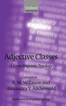 portada Adjective Classes: A Cross-Linguistic Typology (Explorations in Linguistic Typology) (in English)