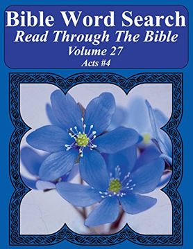 portada Bible Word Search Read Through the Bible Volume 27: Acts #4 Extra Large Print (en Inglés)