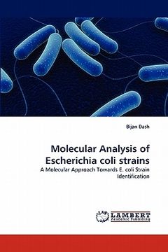 portada molecular analysis of escherichia coli strains (en Inglés)