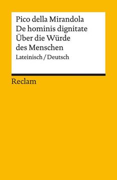 portada De Hominis Dignitate / Über die Würde des Menschen (in German)