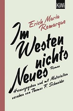 portada Im Westen Nichts Neues: Roman. Mit Materialien (en Alemán)