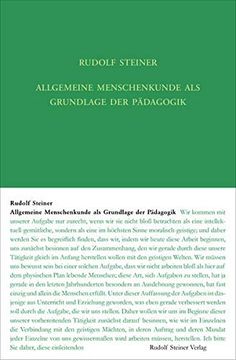 portada Allgemeine Menschenkunde als Grundlage der Pädagogik (en Alemán)