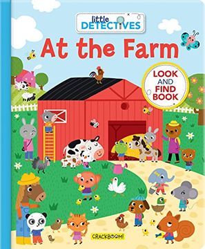 portada Little Detectives at the Farm: A Look and Find Book (en Inglés)