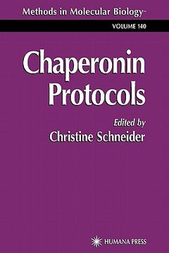 portada chaperonin protocols (en Inglés)