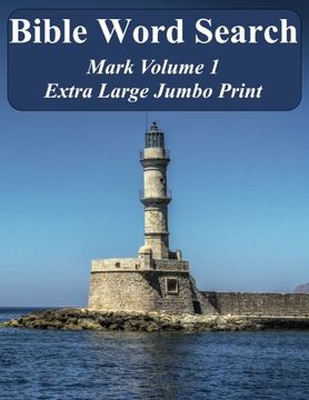 portada Bible Word Search Mark Volume 1: King James Version Extra Large Jumbo Print (Bible Memory Lighthouse Series)